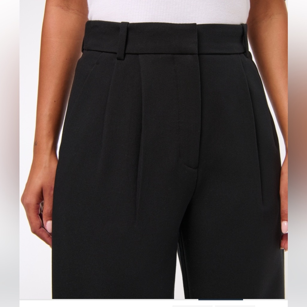 33S Abercrombie & Fitch Black Sloane Trousers